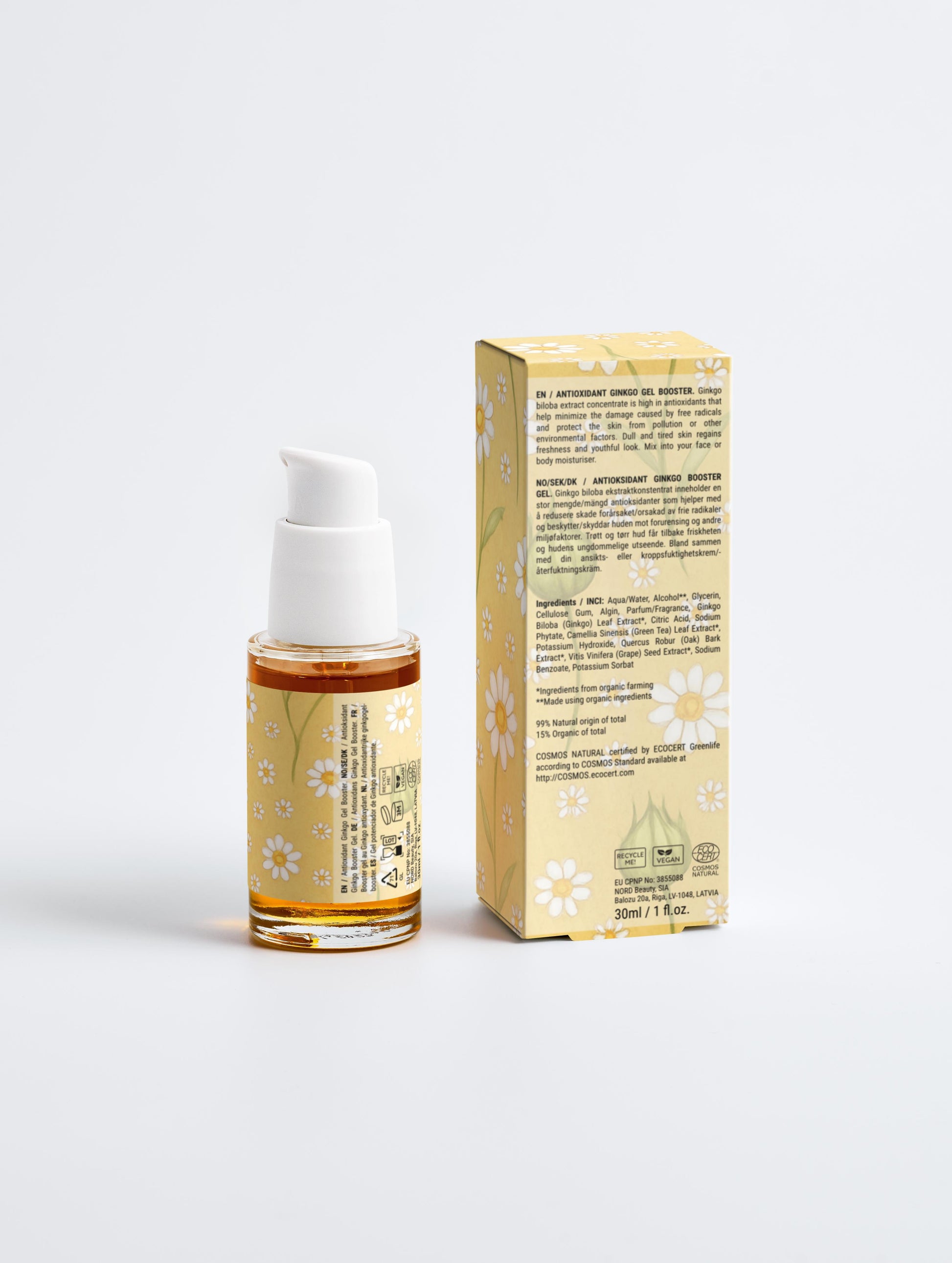 Antioxidant Ginkgo Gel Booster