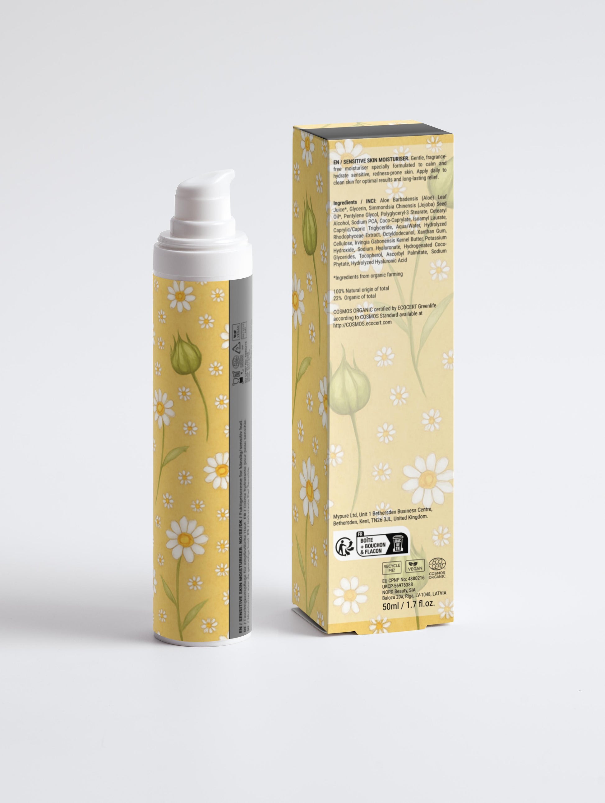 Sensitive Skin Moisturiser, Fragrance Free